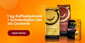 1 kg Kaffeebohnen + Geschenk