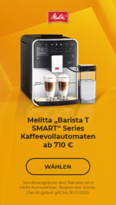 Melitta „Barista T SMART“ Series Kaffeevollautomaten