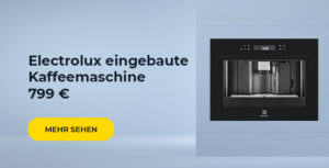 Electrolux eingebaute Kaffeemaschine - 799 €