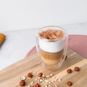 Haselnuss Latte