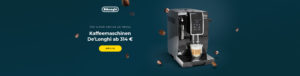 De'Longhi Kaffeemaschinen ab 314 €