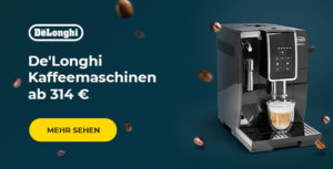 De'Longhi Kaffeemaschinen ab 314 €