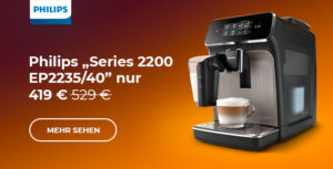 Kaffeemaschine Philips „Series 2200 EP2235/40” nur 419 €