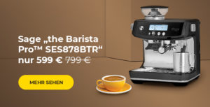 Sage „the Barista Pro™ SES878BTR“ Kaffeemaschine nur 599 €