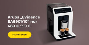 Kaffeemaschine Krups „Evidence EA8901/10“ nur 469 €