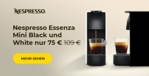 Nespresso Essenza Mini Black und White nur 75 €
