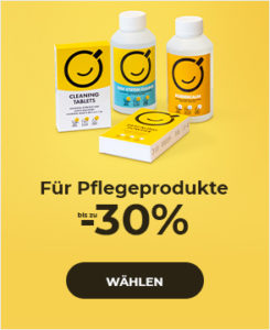 Für Pflegeprodukte bis zu -30%