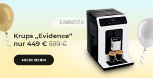 Krups „Evidence EA8901/10“ Kaffeemaschine nur 449 €