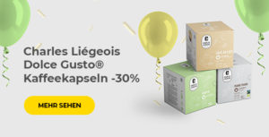 Charles Liégeois Dolce Gusto® Kaffeekapseln -30%