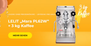 Kaufen Sie LELIT „Mara PL62W“ Kaffeemaschine und erhalten Sie 3 kg Kaffee als Geschenk!