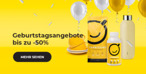 Geburtstagsangebote bis zu -50%