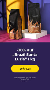 -30% auf „Brazil Santa Luzia“ 1 kg