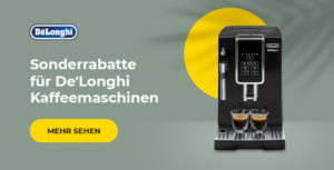 Sonderrabatte für De'Longhi Kaffeemaschinen