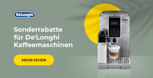 Sonderrabatte für De'Longhi Kaffeemaschinen