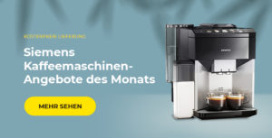 Siemens Kaffeemaschinen-Angebote des Monats