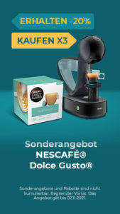 Sonderangebot NESCAFÉ® Dolce Gusto®