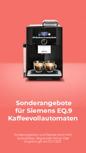 Speciale aanbiedingen Siemens 9 serie koffiezetapparaten