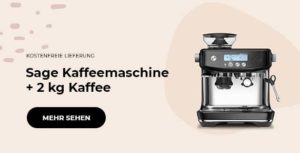 Sage Kaffeemaschine + 2 kg Kaffee