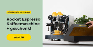 Rocket Espresso Kaffeemaschine + geschenk!