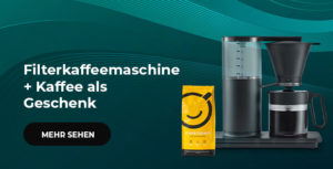 Filterkaffeemaschine + Kaffee als Geschenk
