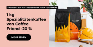 1 kg Spezialitätenkaffee von C1 kg Spezialitätenkaffee von Coffee Friend -20 %offee Friend -20 %