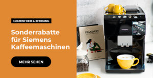 Sonderrabatte für Siemens Kaffeemaschinen