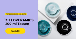 3+1 LOVERAMICS 200 ml Tassen
