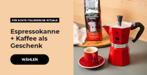 "Espressokanne + Kaffee als Geschenk "