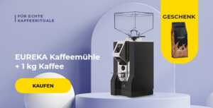 EUREKA Kaffeemühle + 1 kg Kaffee