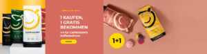 1+1 für CAPRISSIMO Kaffeebohnen