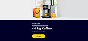 SIEMENS Kaffeemaschinen + 4 kg Kaffee