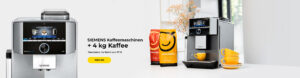 SIEMENS Kaffeemaschinen + 4 kg Kaffee