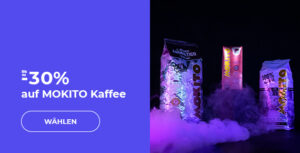 Bis zu -30% auf MOKITO Kaffee