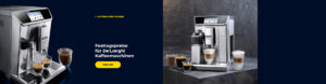 Festtagspreise für De'Longhi Kaffeemaschinen