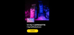 1+1 für CAPRISETTE 1 kg Kaffeebohnen