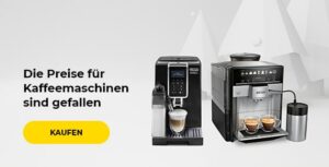 Die Preise für Kaffeemaschinen sind gefallen