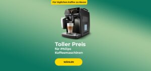 Toller Preis für Philips Kaffeemaschinen