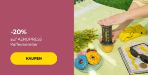 20% auf AEROPRESS Kaffeebereiter