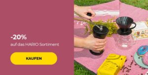 20% auf das HARIO Sortiment