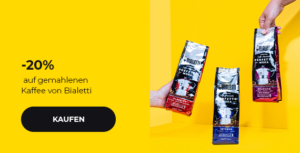 -20% auf gemahlenen Kaffee von Bialetti