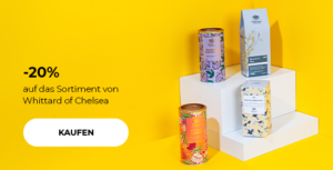 -20% auf das Sortiment von Whittard of Chelsea