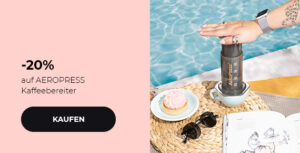-20% auf AEROPRESS Kaffeebereiter