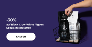 -30% auf Black Crow White Pigeon Spezialitätenkaffee