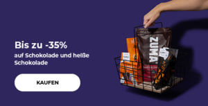 Bis zu -35% auf Schokolade und heiße Schokolade