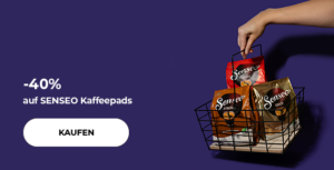 -40% auf SENSEO Kaffeepads