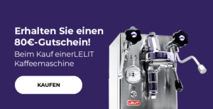 "Erhalten Sie einen 80€-Gutschein! Beim Kauf einerLELIT Kaffeemaschine "